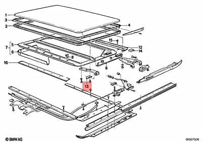 SET PATIN DESLIZANTE DE TECHO MANUAL E21 E30 E28 E23